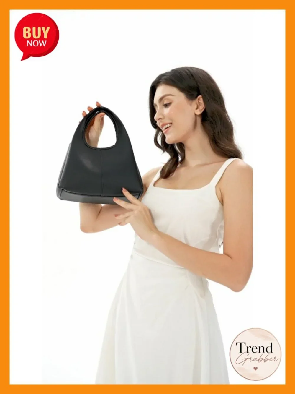 Faux Leather Hobo Bag Small Satchel Crossbody Purse Top Handle Handbag